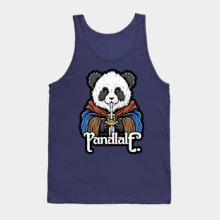 Pandalf Wizzard panda Tank Top